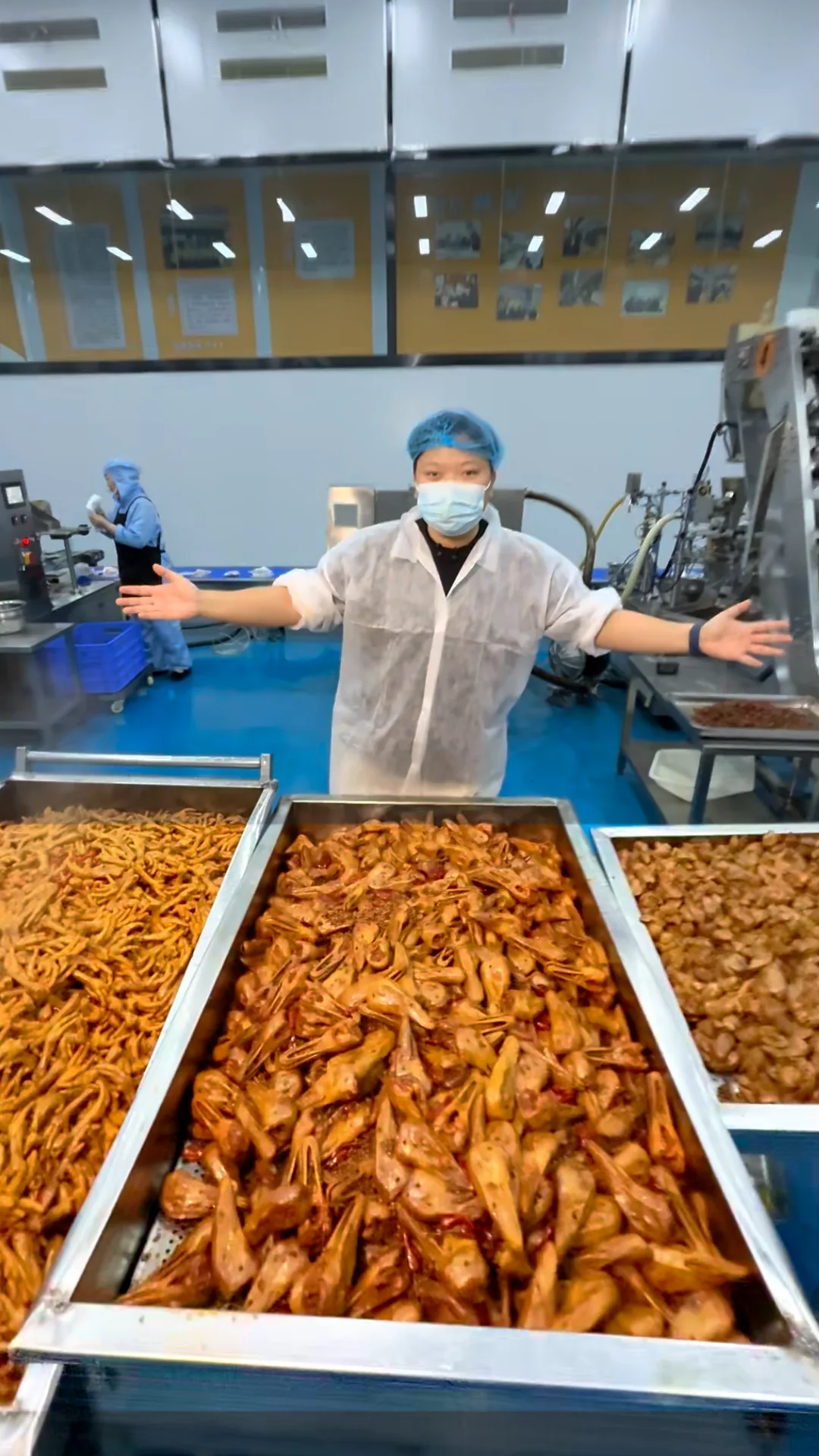 小扬扬鸡架产品供应链工厂的成品生产规模